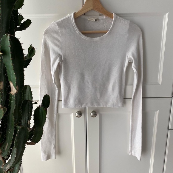Aritzia Tops - Long sleeved Wilfred crop